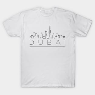 Dubai Minimal Skyline T-Shirt